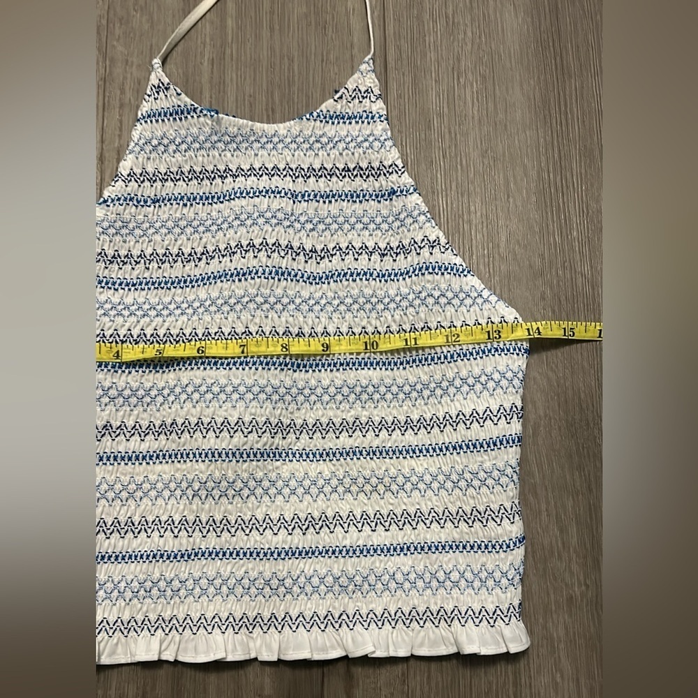 Zara Halter Tie Neck Tank Top - Picture 4 of 6